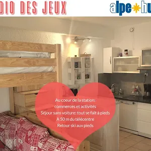 Appartement Des Jeux Alpe D'huez Hyper Centre 4-5 Personnes, Huez