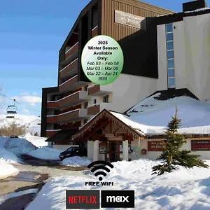 Appartement Superb View+swim Pool+smart Tv+netflix+projector, Huez